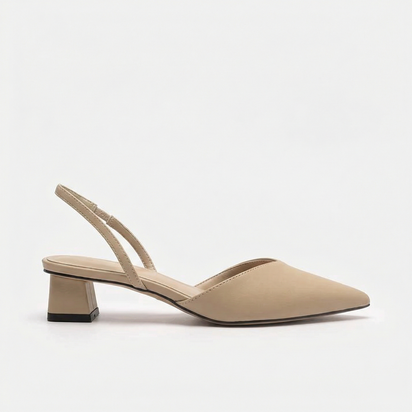 Zwergini-ModeMode Damen Slingback Pumps Spitz Geschlossen mit Absatz