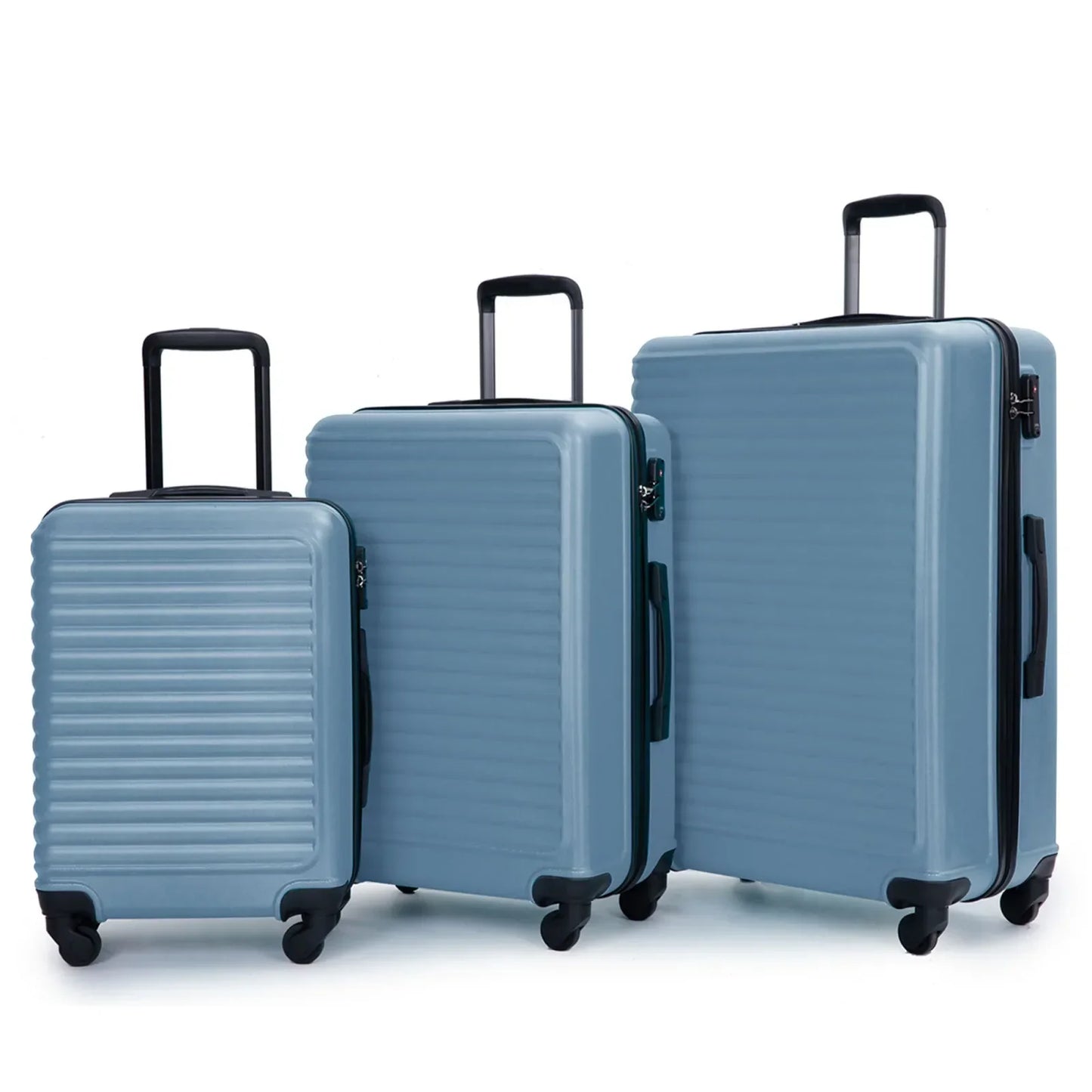 3-Teiliges Blaues ABS-Hartschalenkofferset – Belgrado