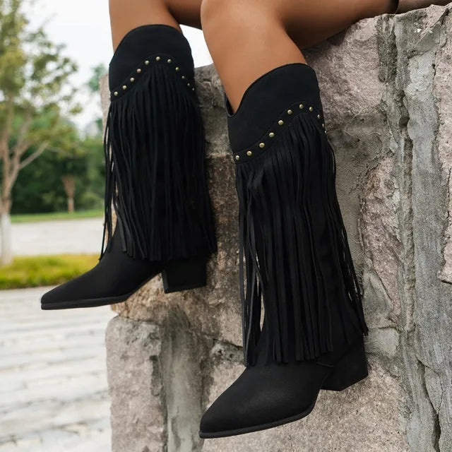 Zwergini-Mode | Elegante Cowboy-Stiefel für Damen
