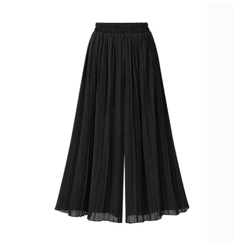Zwergini-Mode - Damenhose mit weitem Bein und Mesh-Detail