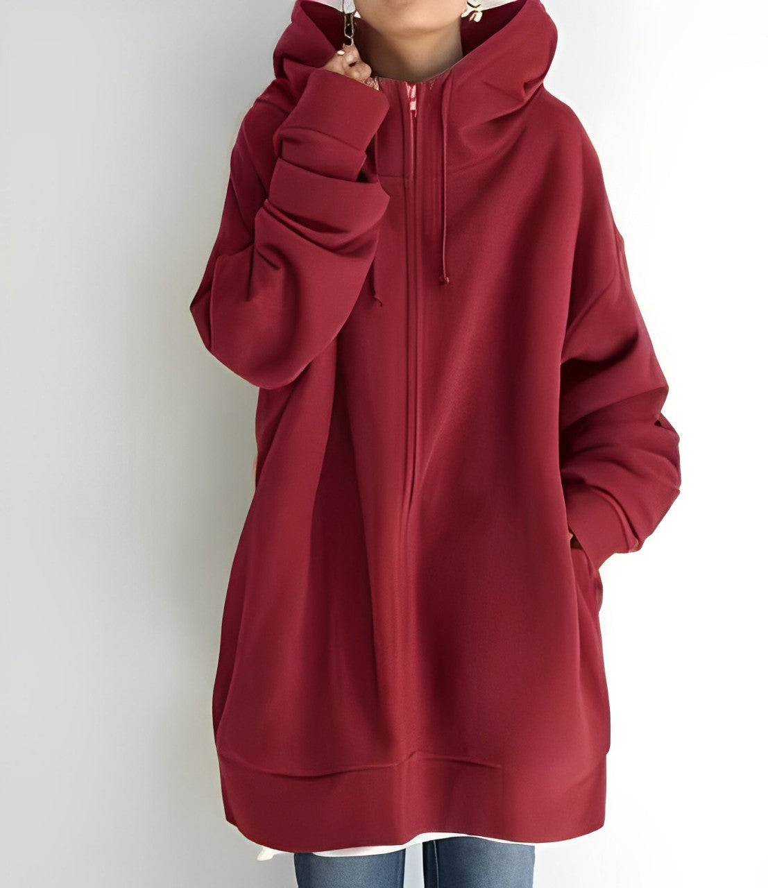 Zwergini-Mode | Fleece-Hoodie mit Reißverschluss