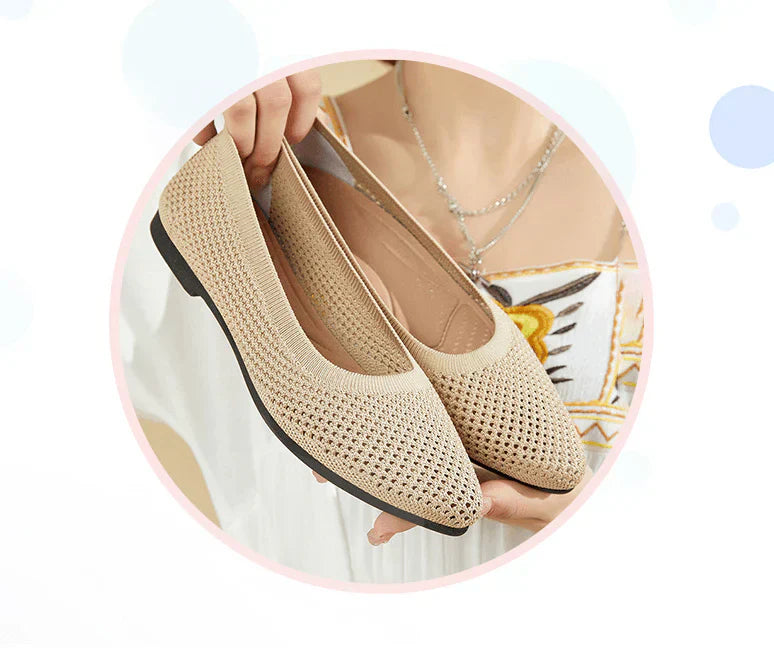 Zwergini-Mode - graue orthopädische ballerinas