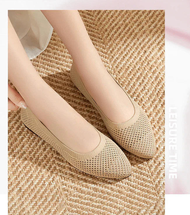 Zwergini-Mode - graue orthopädische ballerinas