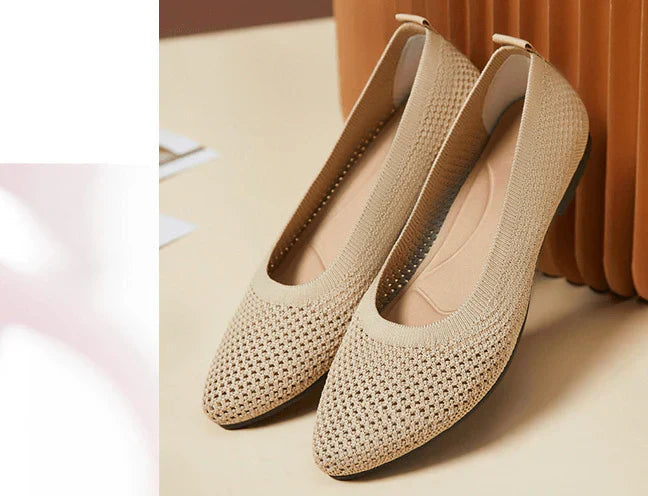 Zwergini-Mode - graue orthopädische ballerinas