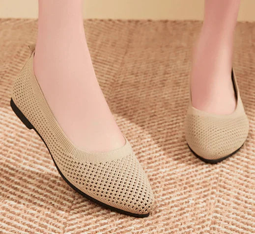 Zwergini-Mode - graue orthopädische ballerinas