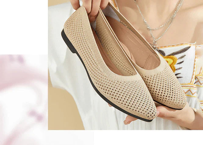 Zwergini-Mode - graue orthopädische ballerinas