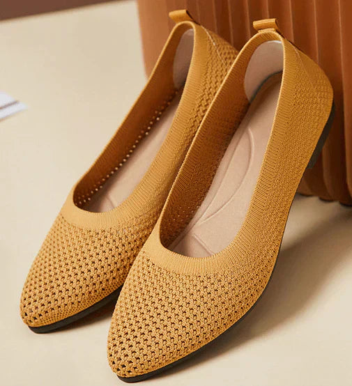Zwergini-Mode - graue orthopädische ballerinas