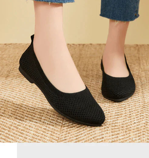 Zwergini-Mode - graue orthopädische ballerinas