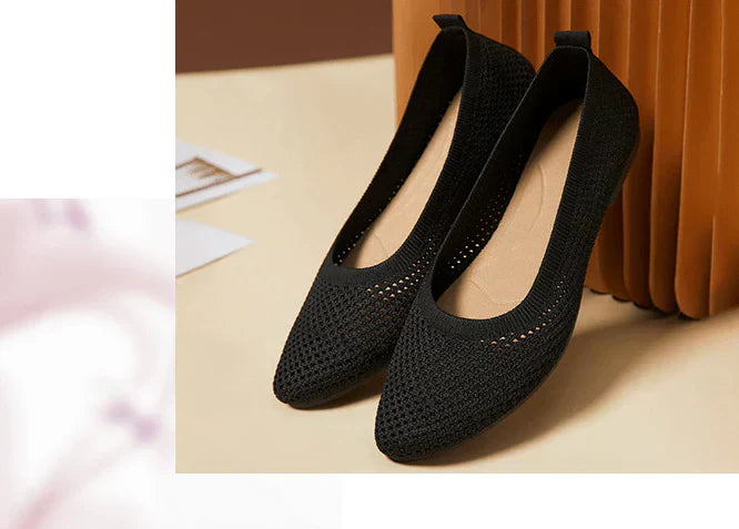 Zwergini-Mode - graue orthopädische ballerinas
