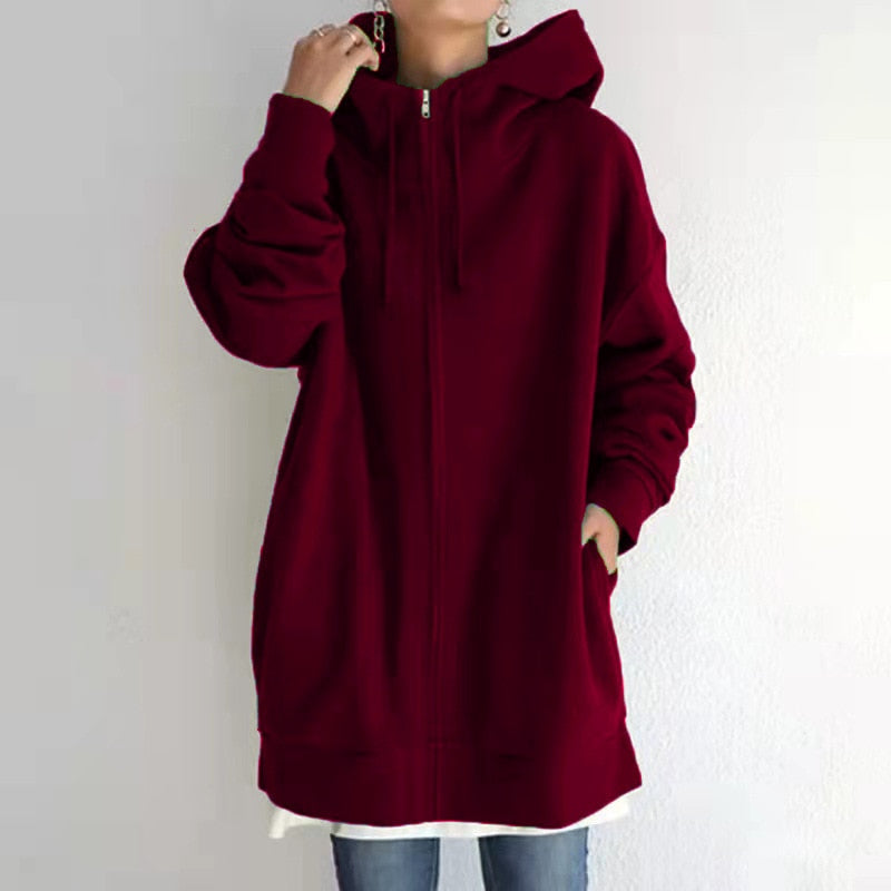 Zwergini-Mode - Lange Herbst Strickjacke