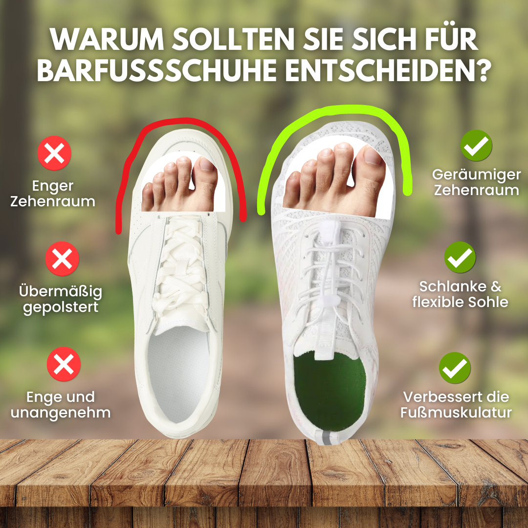 Orthlox™ - gesunde & rutschfeste Barfußschuhe - Sonderaktion 1+1 Gratis