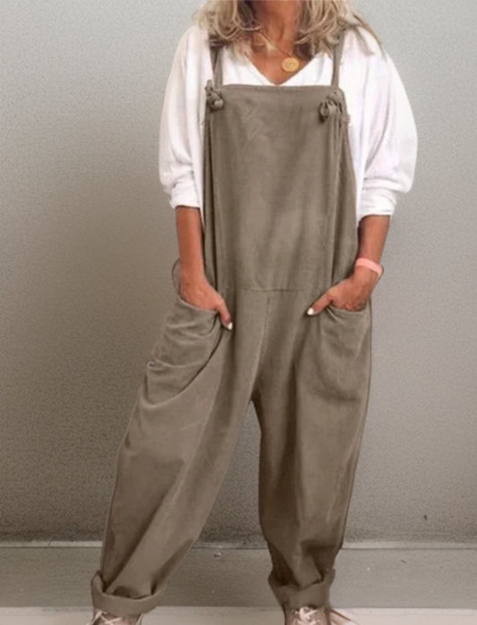 Zwergini-Mode Taschen Oversize Jumpsuit