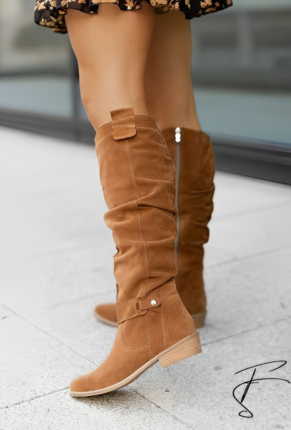 Zwergini-Mode | Overknee Western Cowboy Stiefel Mit Absatz Für Damen