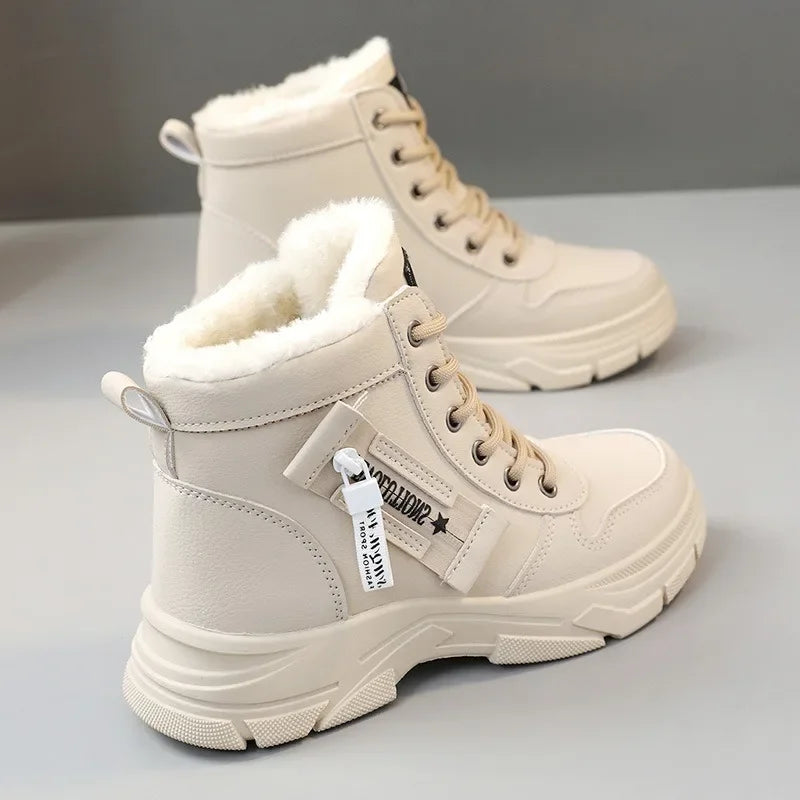 Nordessa – Damen Winterstiefel wasserdicht mit warmem Futter und Plattform