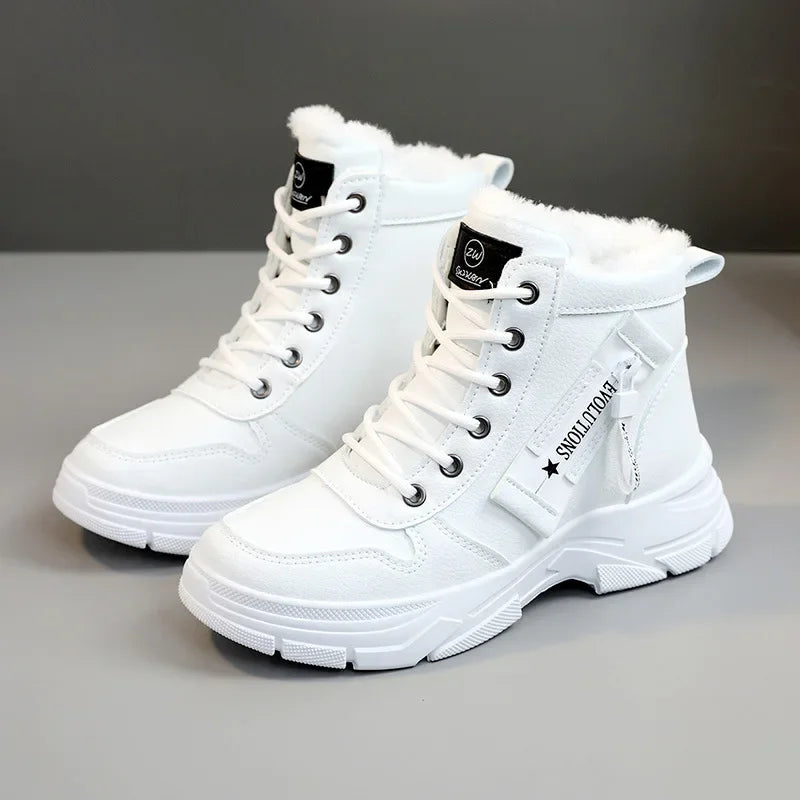 Nordessa – Damen Winterstiefel wasserdicht mit warmem Futter und Plattform