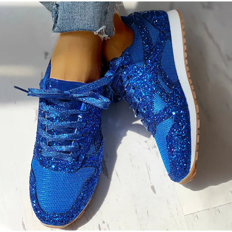 Zwergini-Mode – sportschuhe mit pailletten für damen