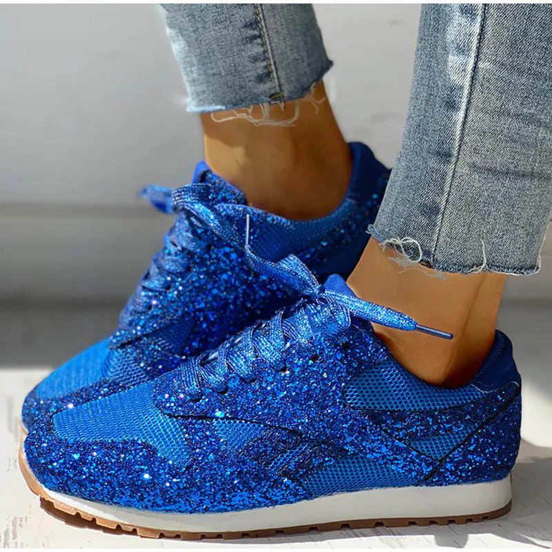 Zwergini-Mode – sportschuhe mit pailletten für damen