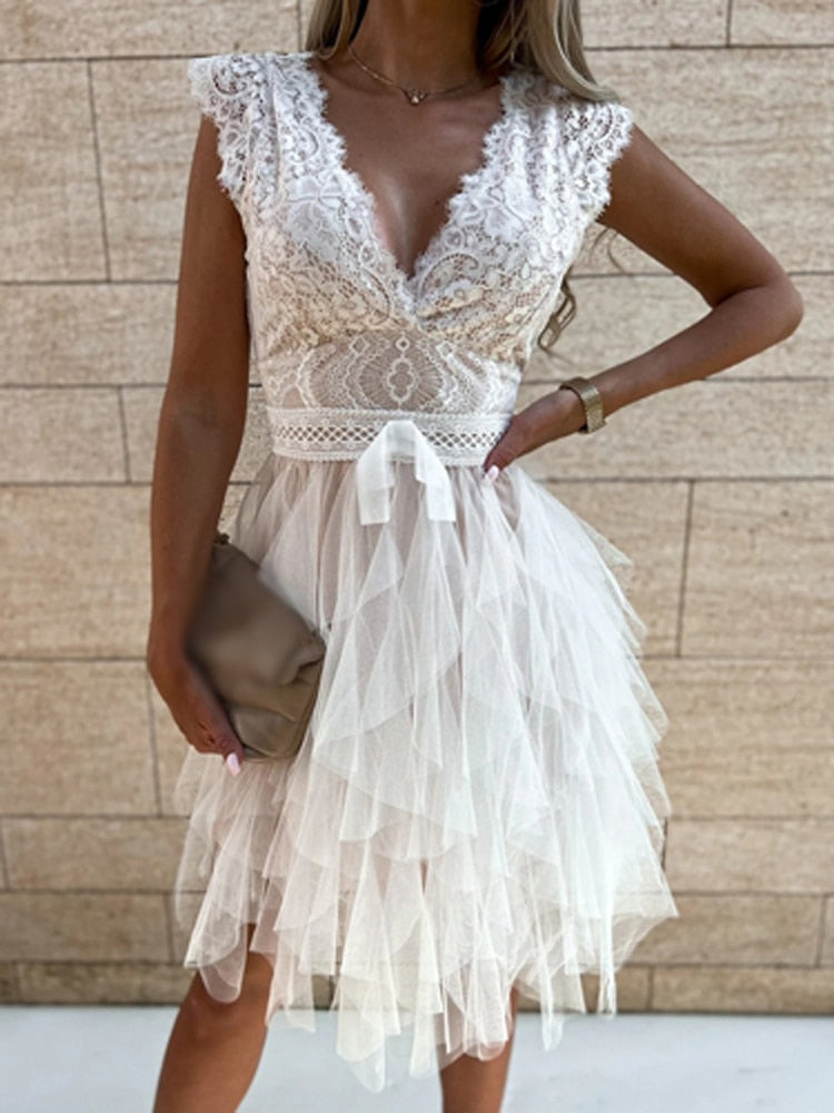 Zwergini-Mode | Cocktailkleid für Damen Elegant für Besondere Anlässe