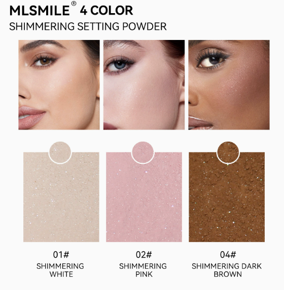 Schimmer-Highlighter-Puder für Gesicht und Körper, Perlglanz