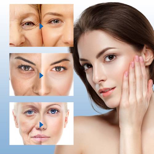 Blaues Kupferpeptid Serum, straffend