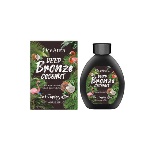 Kokos Bronzing-Lotion für einen ebenmäßigen Hautton