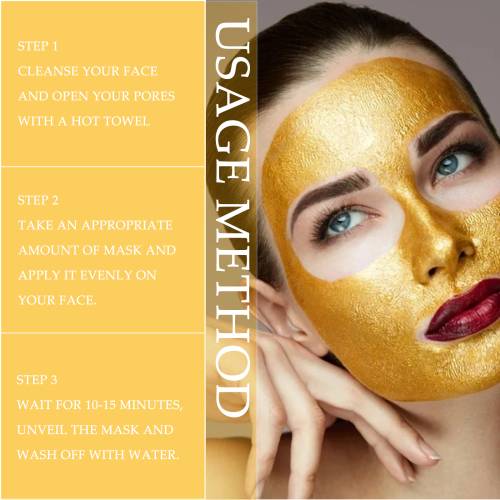 24K Gold Peel-Off Maske gegen Mitesser