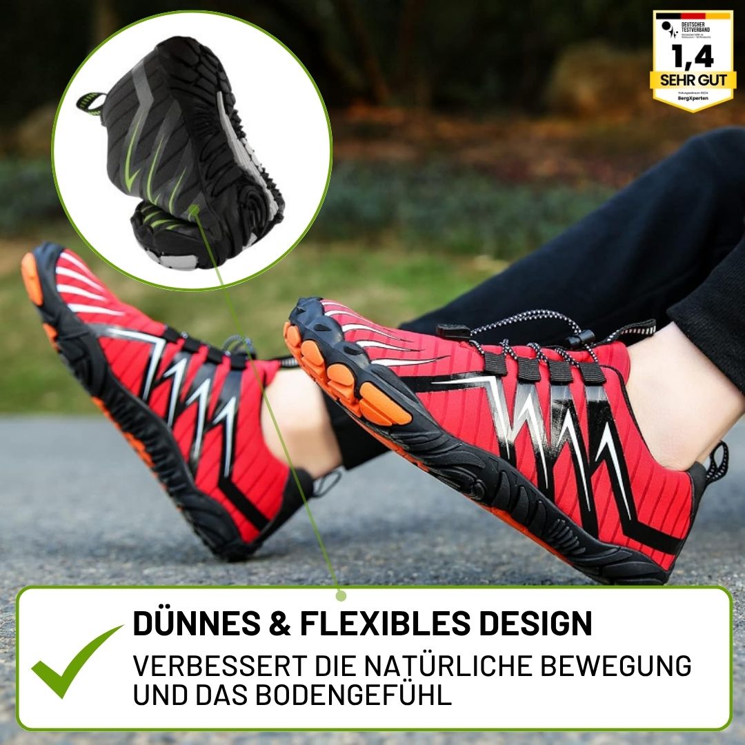 AeroX Pro - ergonomischer schmerzlindernder Barfußschuh für sicheres, gelenkschonendes Gehen für Senioren