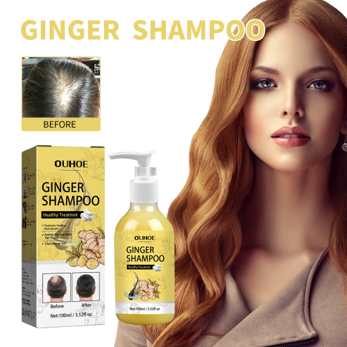 Ingwer Shampoo für volleres Aussehen