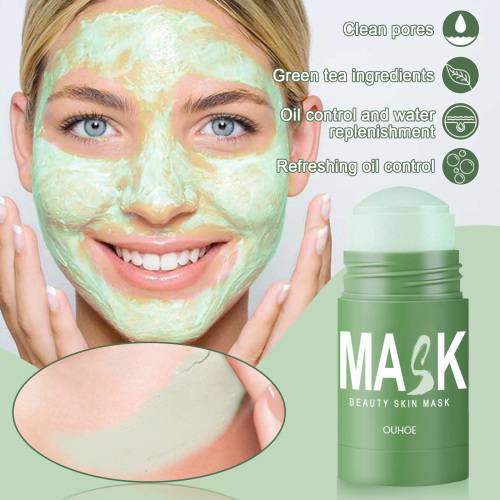 Grüntee Tonerde-Maskenstick für Poren und Mitesser