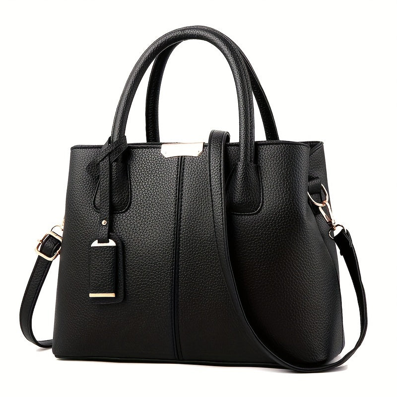 Zwergini-Mode – Schicke All Season Geräumige PU Handtasche für Frauen