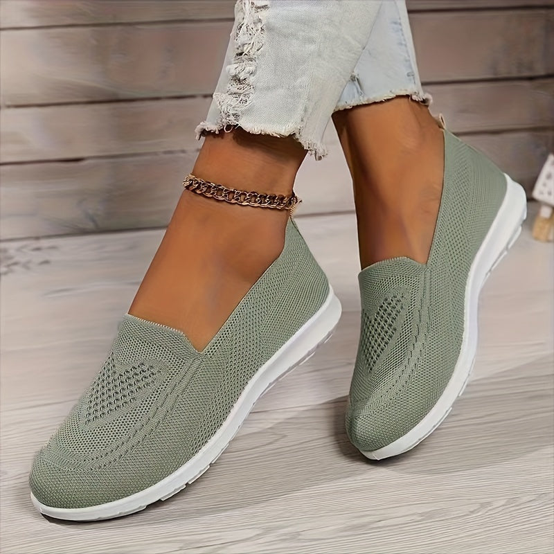 Zwergini-Mode | Einfarbige Gestrickte Sneaker Für Damen