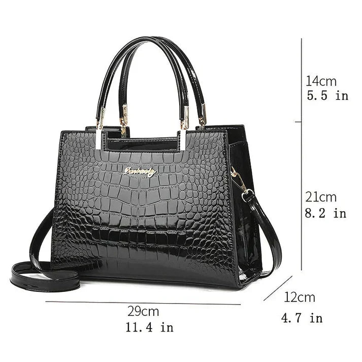 Zwergini-Mode | Frauen glänzende handtasche