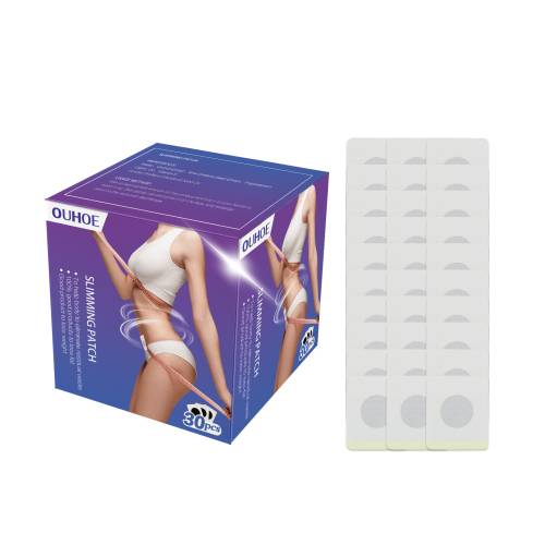 Kräuter-Nabelpflaster mit Ingwer und Minze, 30 Stück