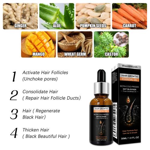 Ingwer, Aloe & Rizinus Haaröl