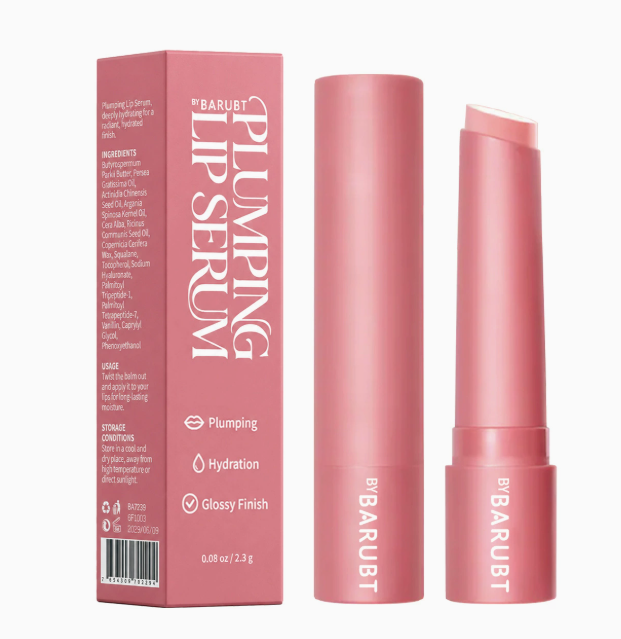 Plumping Lippenserum, feuchtigkeitsspendend, zartes Rosa