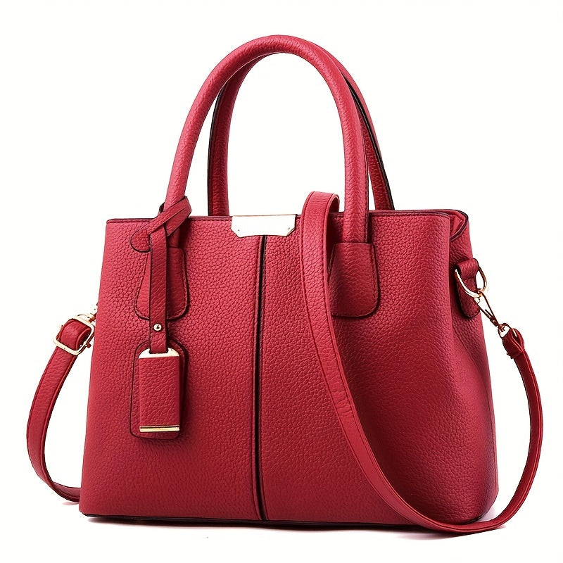 Zwergini-Mode – Schicke All Season Geräumige PU Handtasche für Frauen