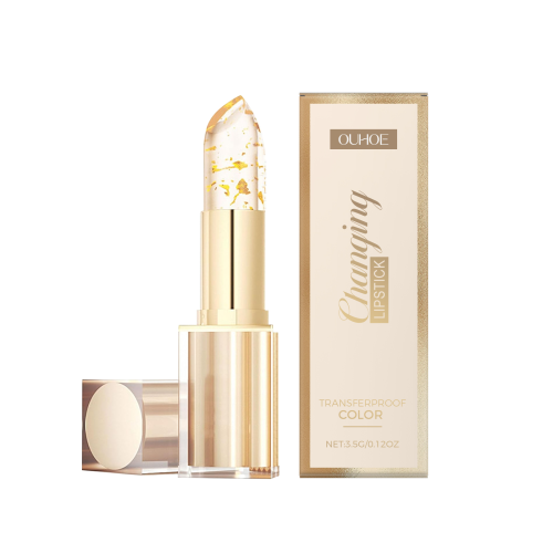 Blattgold Lippenbalsam mit Farbwechsel und Vitamin E