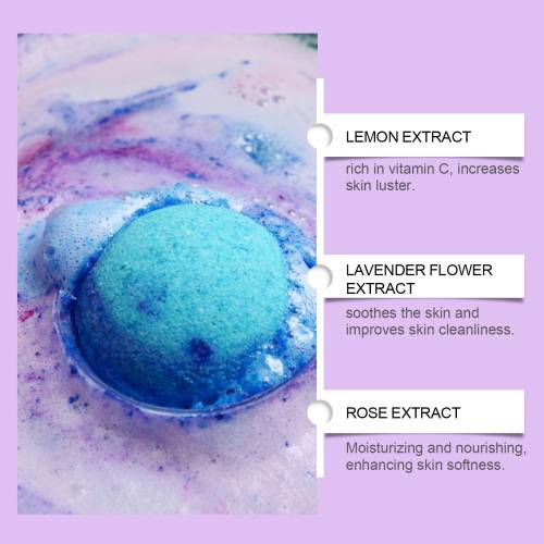Blüten-Badesalzkugeln mit Lavendel und Rose
