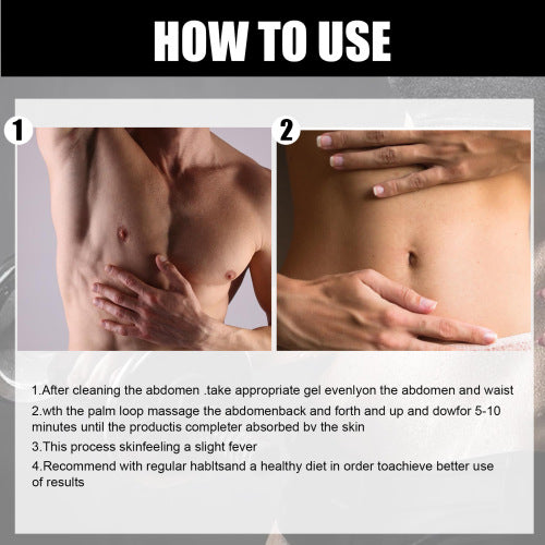 Wärmende Körper-Massagecreme für den Bauch