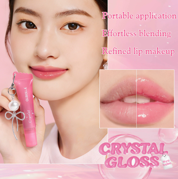 Peptid Lip Glaze Serum, getönter Lipgloss mit Hochglanz