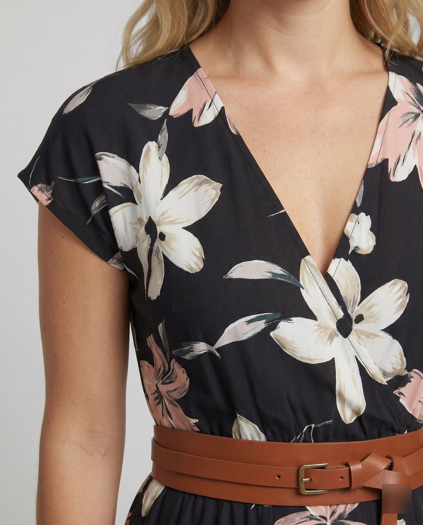 Boho Langes Maxikleid mit Blumenmuster für Sommer & Urlaub | Zwergini-Mode