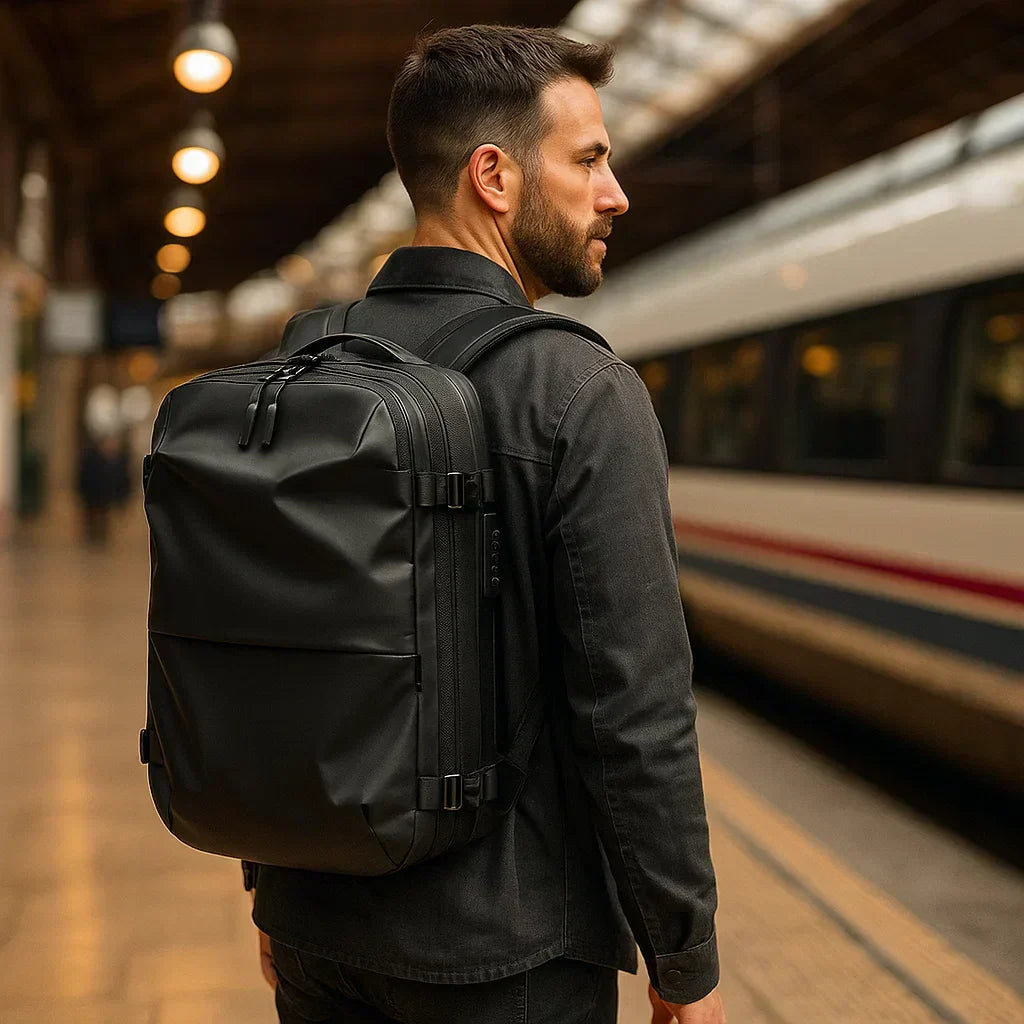 Reiserucksack, kompakt, wasserabweisend, leicht für Reisen & Alltag
