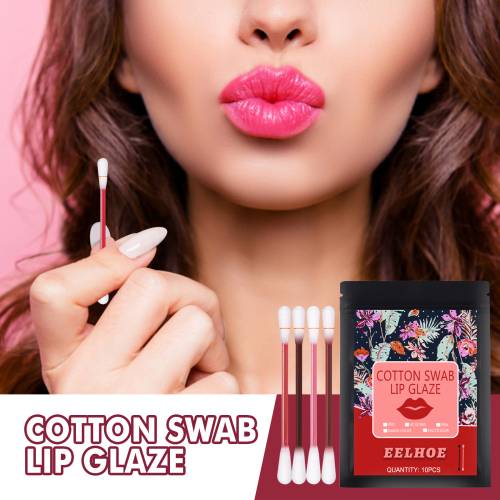 Wattestäbchen-Lipgloss zum Einmalgebrauch