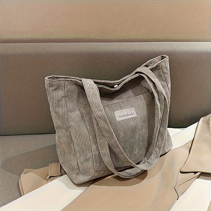 Elegante Damen Cordstoff Tasche | Zwergini-Mode