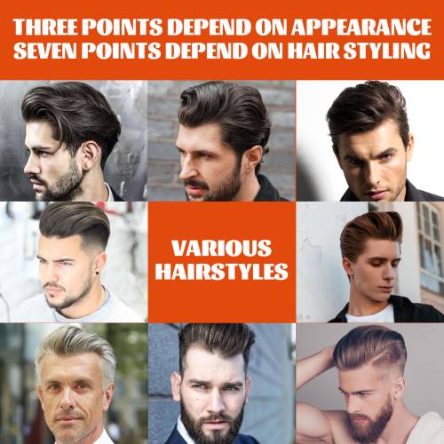 Haarwachs-Kamm für Slick-Back-Styles