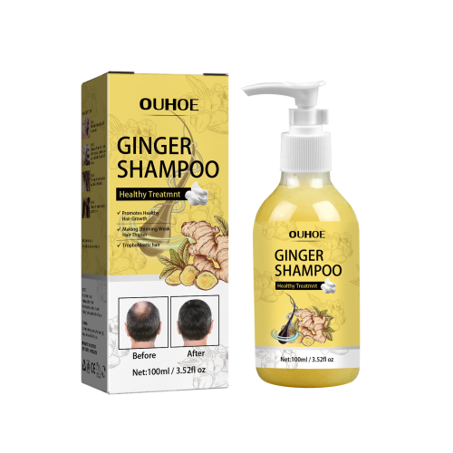 Ingwer Shampoo für volleres Aussehen