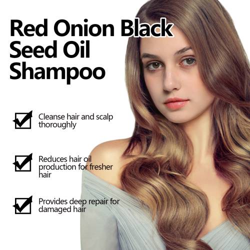 Rote Zwiebel & Schwarzkümmel Shampoo