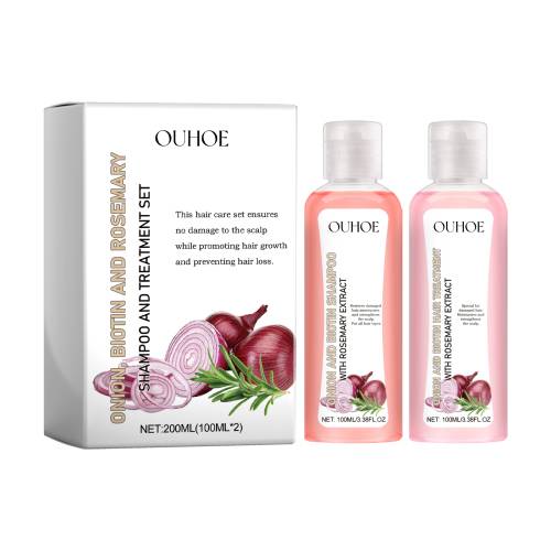 Zwiebel, Biotin & Rosmarin Shampoo und Spülung Set