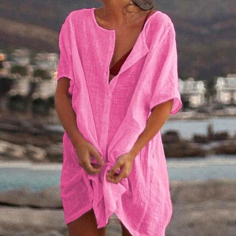 Zwergini-Mode | Einfarbiges, Übergroßes Kleid
