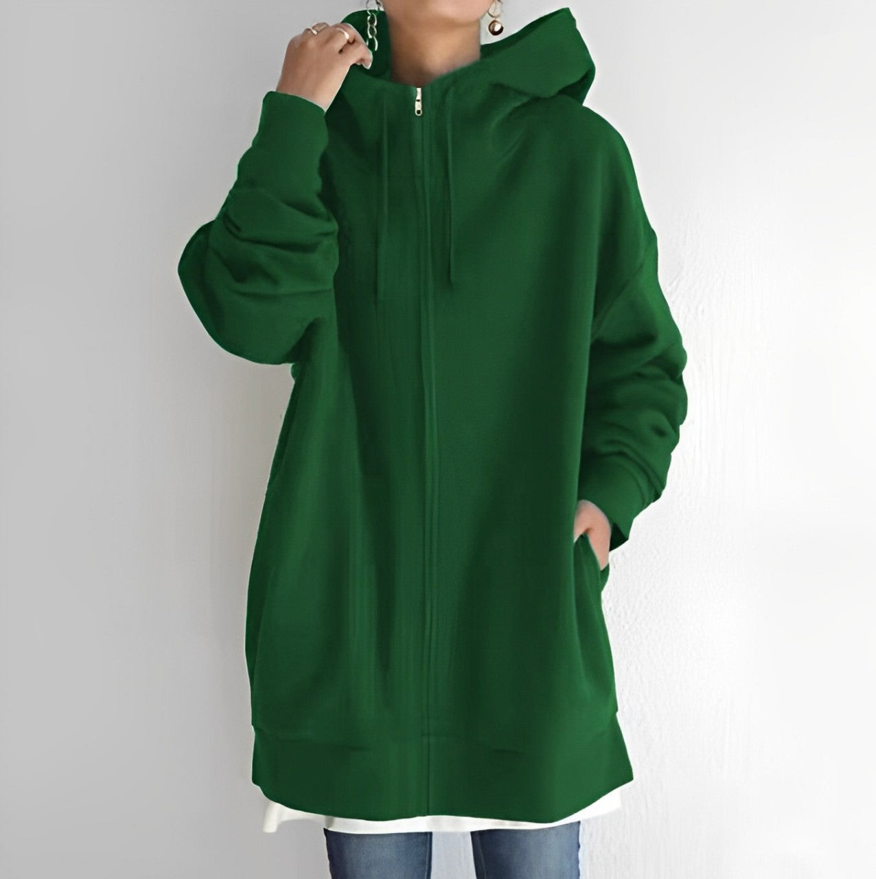 Zwergini-Mode | Fleece-Hoodie mit Reißverschluss